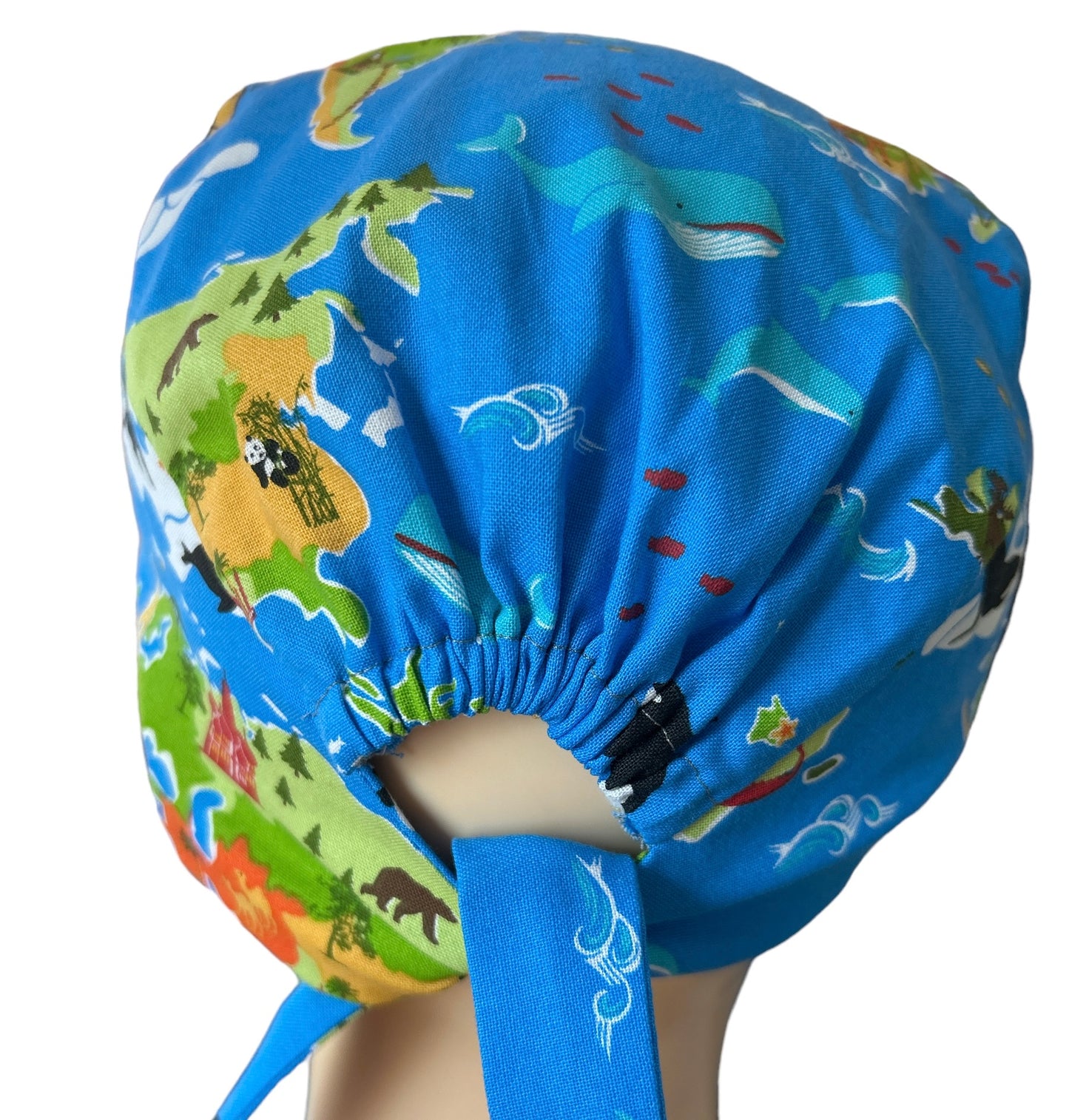 Male Scrub Cap with Terry Cloth Forehead Lining
