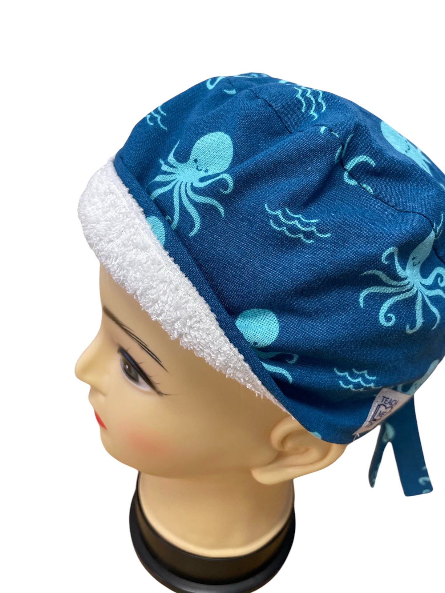 Male Scrub Cap with Terry Cloth Forehead Lining