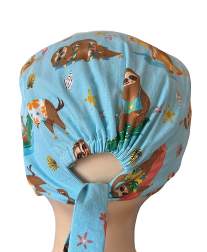 Male Scrub Cap with Terry Cloth Forehead Lining