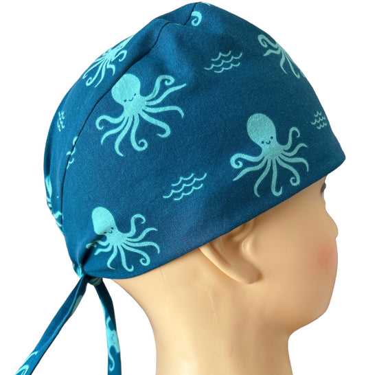 Male Scrub Cap with Terry Cloth Forehead Lining